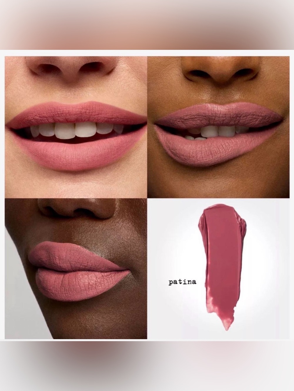 Two Stila Neutral Pink Liquid Lipstick Set in Patina and Baci - Picture 3 of 7